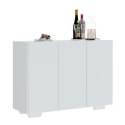 3-DOOR SIDEBOARD WHITE CORAL