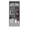 Inside the children's wardrobe