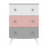 Colourful children's chest of drawers