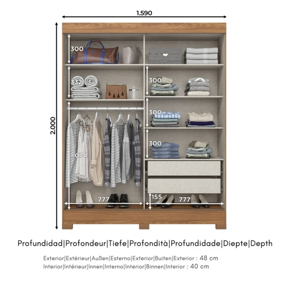 Youth wardrobe closet