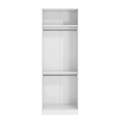 DOUBLE ROD WARDROBE 80 CM PICOLO