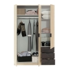 WARDROBE 3 DOORS AND 3 DRAWERS NINE
