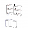 Sideboard dimensions