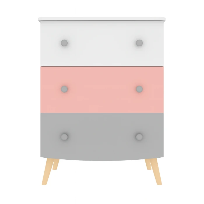 Colourful children's chest of drawers