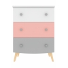 Colourful children's chest of drawers