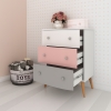 Colourful children's chest of drawers
