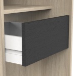Detail of Bastet Plus Vicawu drawer, smooth finish and practical storage design