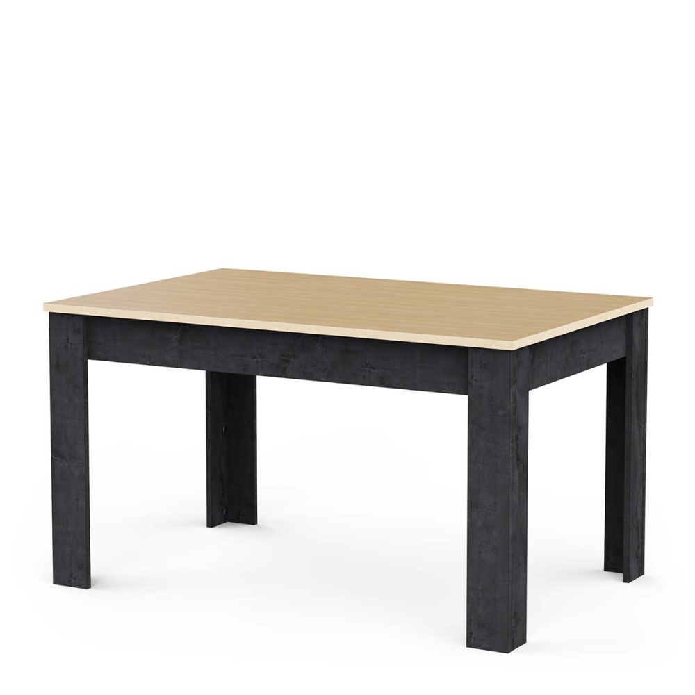 Kent Vicawu dining table light oak and graphite grey, modern rectangular design