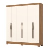 6-DOOR WARDROBE BICOLOUR WILSOR