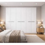 6-door wardrobe, 202 x 47 x 217 cm