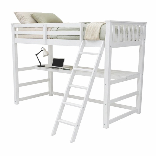 Wooden Bunk Bed with Desk Sophia Vicawu