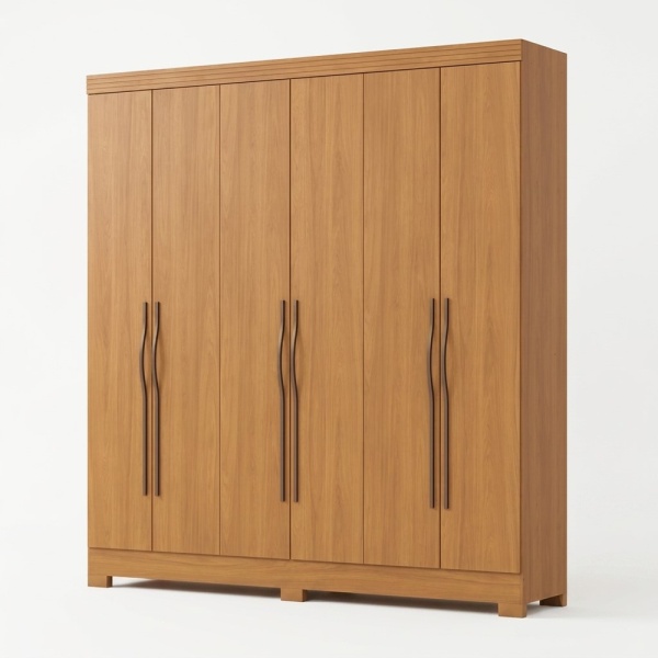 Wardrobe 6 Door Wilsor | Large Storage Capacity
